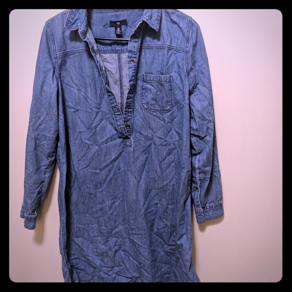 Gap Chambray Dress